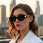 European & American Fashion New Oval Versatile Stylish Sunglasses - High-End Elegant Trendy Sunglasses for Street Photography & Runway