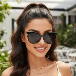 European & American Fashion 2026 New Cat-Eye Sunglasses - High-End Minimalist Trendy Street Photography UV Protection Eyewear